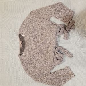 Crop sweater